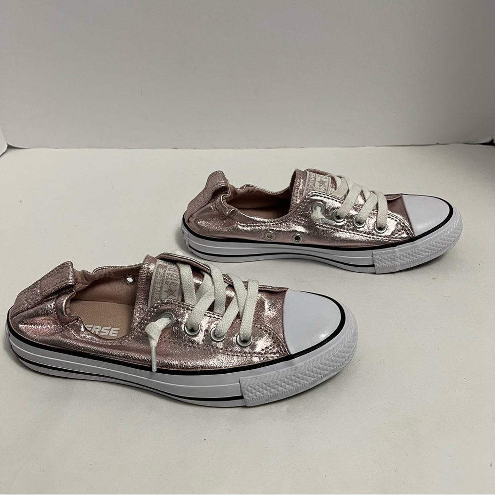 Converse Metallic Pink Sneakers - Picture 4 of 14